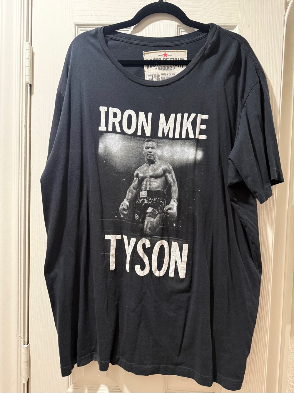 Iron Mike Tyson Graphic Short Sleeve T-Shirt - Black